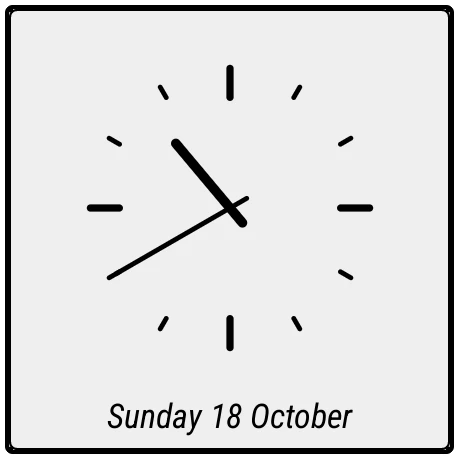 Analog clock