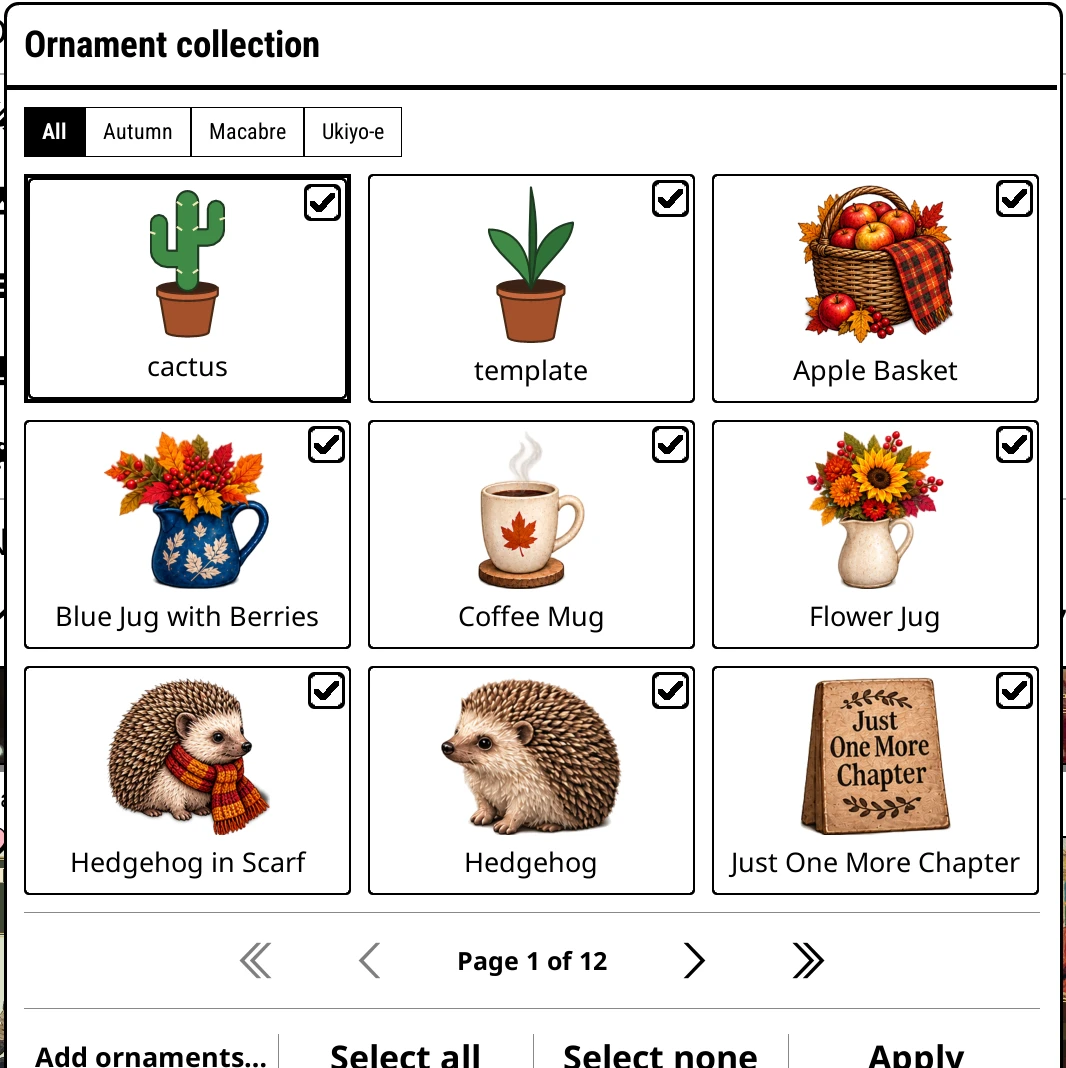 Ornament collection
