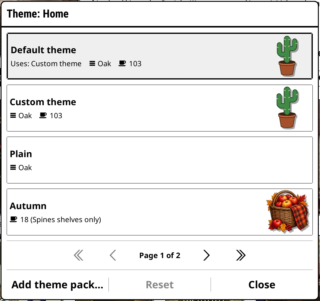 Theme library
