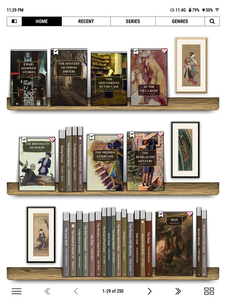 The same shelf on a pale, grainy plank